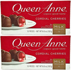 Queen Anne Cordial Cherries, Milk Chocolate-covered, 6.6 Ounces (2pack)