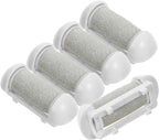 5Pcs Replacement Foot File Roller Heads for Electric Pedicure Tool Callus Remover Dead Skin Removing Refills Foot Care Accessories Easy to Install