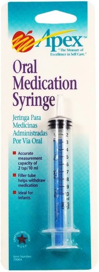 Apex - 70004 Oral Syringe with Filler Tube