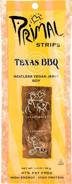 Primal Strips Soy Texas Bbq Meatless Jerky, 1 oz