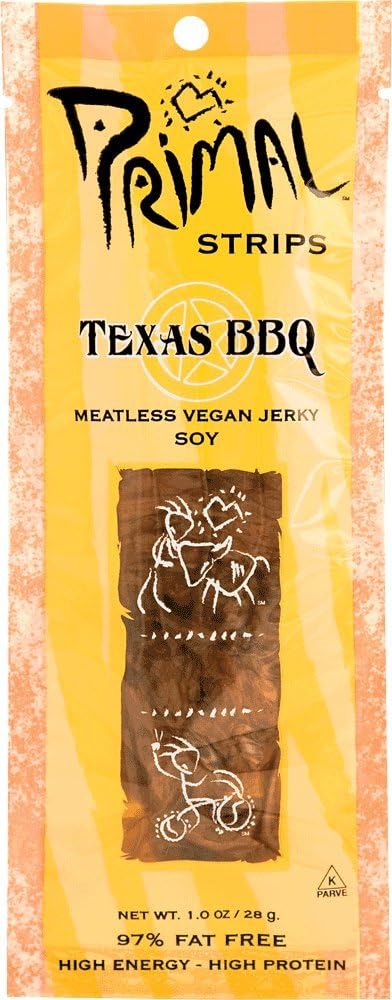 Primal Strips Soy Texas Bbq Meatless Jerky, 1 oz