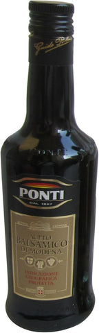 Ponti:" Aceto Balsamico di Modena" Balsamic Vinegar from Modena IGP 16.90oz (500ml) [ Italian Import ]