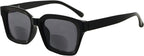 Eyekepper Bifocal Sunglasses for Women Reading under the Sun Stylish Bifocal Readers Tinted Lens Oversize - Black +1.50