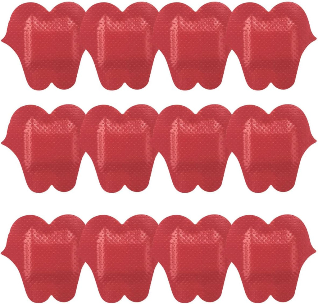 Lip Shaped Wound Bandages 50pcs, Adhesive Injured Care Patches 38x35mm, Small Cute Lip-Shaped First Aid Wound Care Patches for Injuries and Scrapes