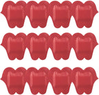 Lip Shaped Wound Bandages 50pcs, Adhesive Injured Care Patches 38x35mm, Small Cute Lip-Shaped First Aid Wound Care Patches for Injuries and Scrapes