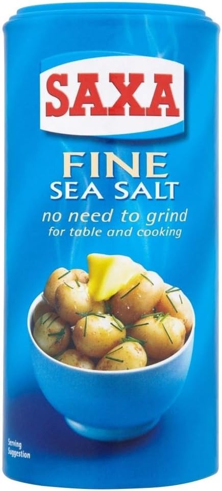 Saxa Fine Sea Salt (350g) - Pack of 2