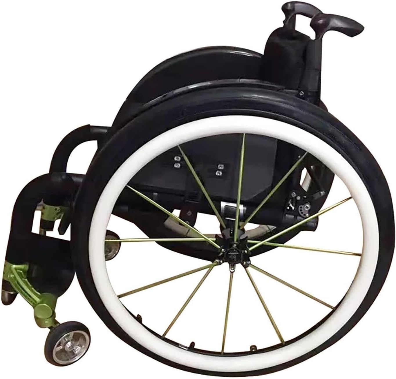 Wheelchair Rear Wheel Cover Protective Sleeve Wheelchair Push Rim Covers Wheelchair Rear Wheel,White,22in