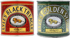 Lyle's Golden Syrup - Cane Sugar Syrup AND Lyle's Black Treacle - Cane Molasses **BUNDLE** - 2 Tins, 11 Fl Oz (325 ml) each