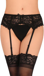 GARGALA Lace Garter Belt for Thigh High Stockings Sock Suspender Women