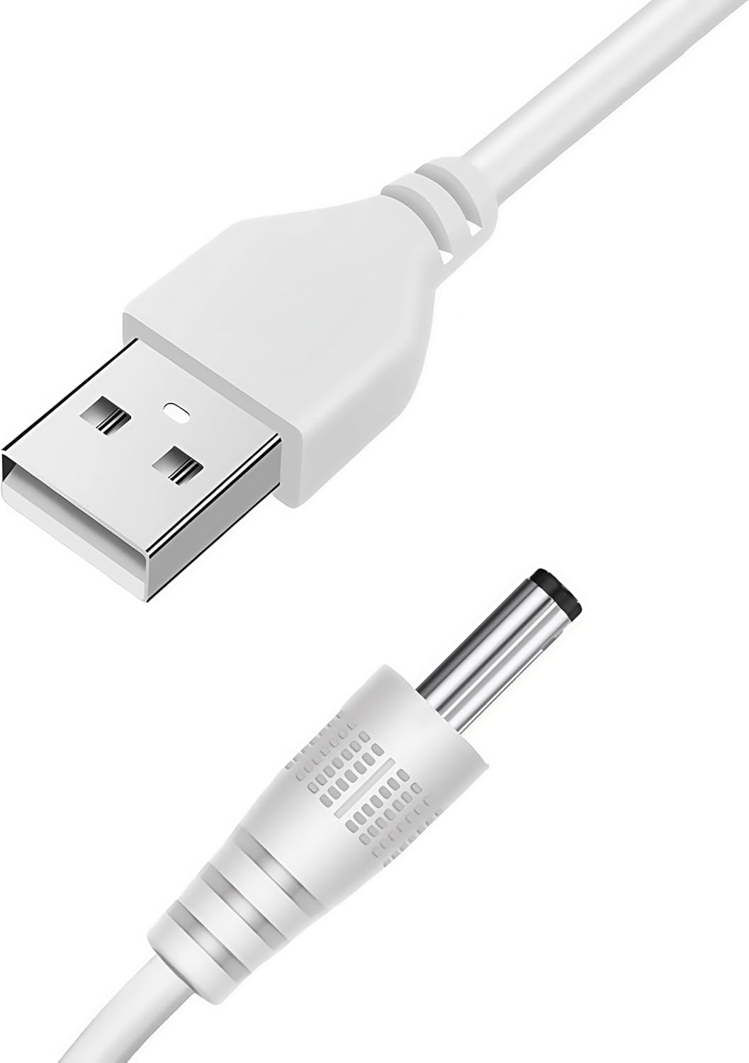 Qjin USB Charging Cord, DC Charger Cable for Aquasonic Icon, COSLUS C30 & Rtauys M5 Sonic Rechargeable Toothbrush - 2 Pack