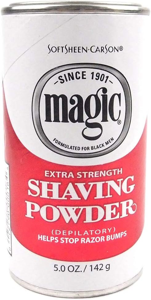 Magic Shaving Powder, Extra Strength by Soft Sheen Carson for Men - 5 oz Shave Powder