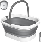 Nekteck Foot Soaking Tub Collapsible Bucket for Foot Bath Soak Tub, Foot Basin Foot Soaker with 138 Acupressure Nodes and Pumice Stone for Feet Massager Pedicure Foot Spa, Gifts for Men Women Dad Mom