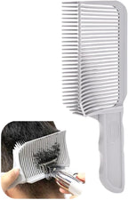 V-shaped Comb Hair Blending Tool, Blend Friend Fade Comb Professional Hair Cutting Combs Heat Resistant FlatTop Hairs Clipper Cuts Tools for Men Salon Hairdressing, Barber or At Home (Grey 1pc)