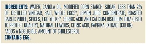Hellmann's Mayonnaise Dressing Italian Herb & Garlic for a Deliciously Creamy Condiment, with Real Ingredients & No Artificial Flavors, 11.5 oz
