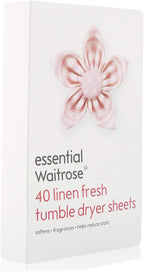Waitrose 40 Linen Fresh Tumble Dryer Sheets