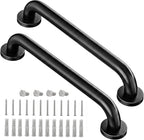 Safety Handle Bar Iron Outdoor Deck Rail Banister Bath Shower Indoor & Outdoor Deck Hand Rail 500LBS Load Capacity Wall Mount Stainless Steel 2 Pack