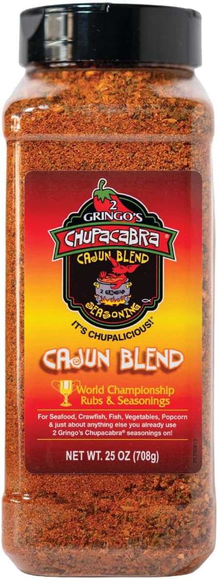 2 Gringos Chupacabra Cajun Seasoning Blend, 25 Ounces