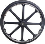 24 Inch Manual Wheelchair Rear Wheel Electroplating Integrated Wheel Accessories Safe and Durable