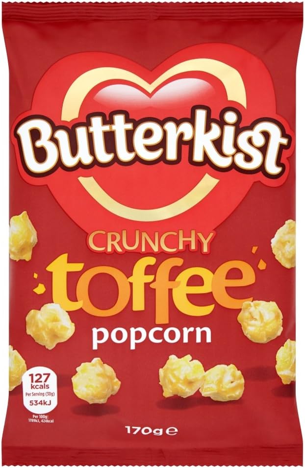 Butterkist Toffee Popcorn Snacks, 170 g