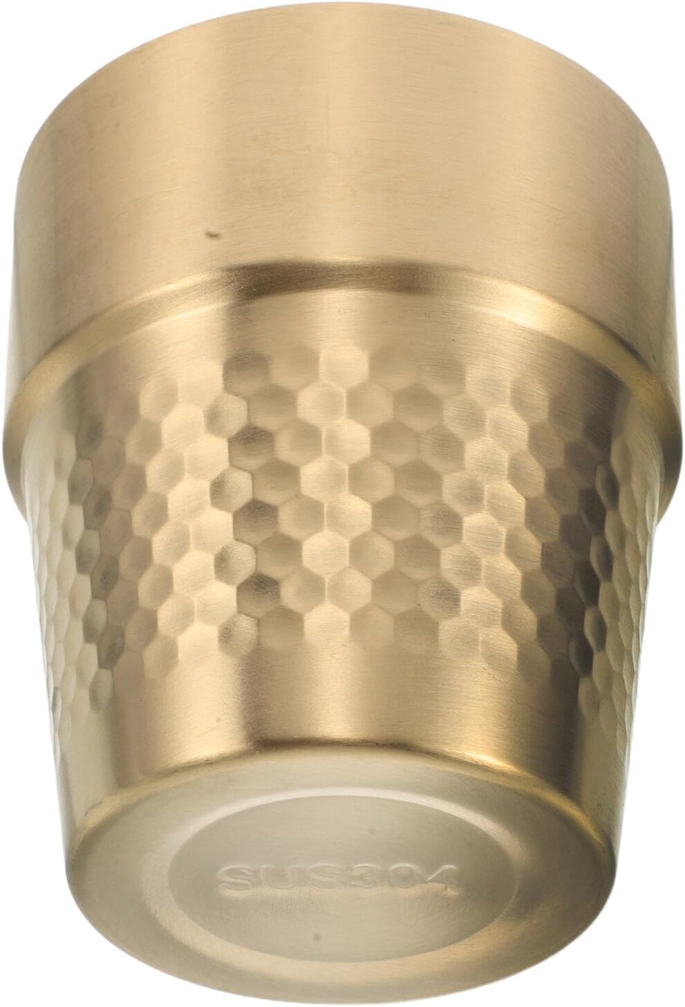 NUOBESTY Stainless Steel Water Tumbler 300ml Unbreakable Embossed Diamond Pattern Reusable Metal Camping Cup for Juice Beer Coffee and Iced Beverages