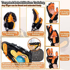 Rehabilitation Robot Gloves, Smart Rechargeable Strengthen Rehabilitation Gloves Stroke Hemiplegia Hand Splint Finger Orthosis, for Hand Function Recovery,Right hand,M