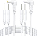 AUVON Durable Lead Wires for TENS EMS Units (2 Packs), Standard Leads with 40,000+ Bend Lifespan (10X Durability), Compatible with Electric Muscle Stimulators in 2.35mm Plug and 2mm Pin Electrodes