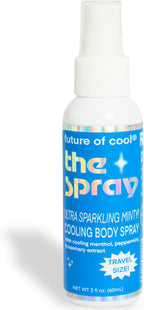 Future of Cool Cooling Body Spray – Refreshing Cool Mist for Adults with Menthol & Peppermint (2 oz.) Deodorizing Body Spray for Instant Heat Relief – Non-GMO, Vegan, & Travel-Size