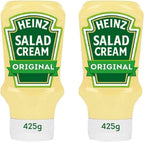 Heinz Salad Cream Original Squeezy (425g) - Pack of 2