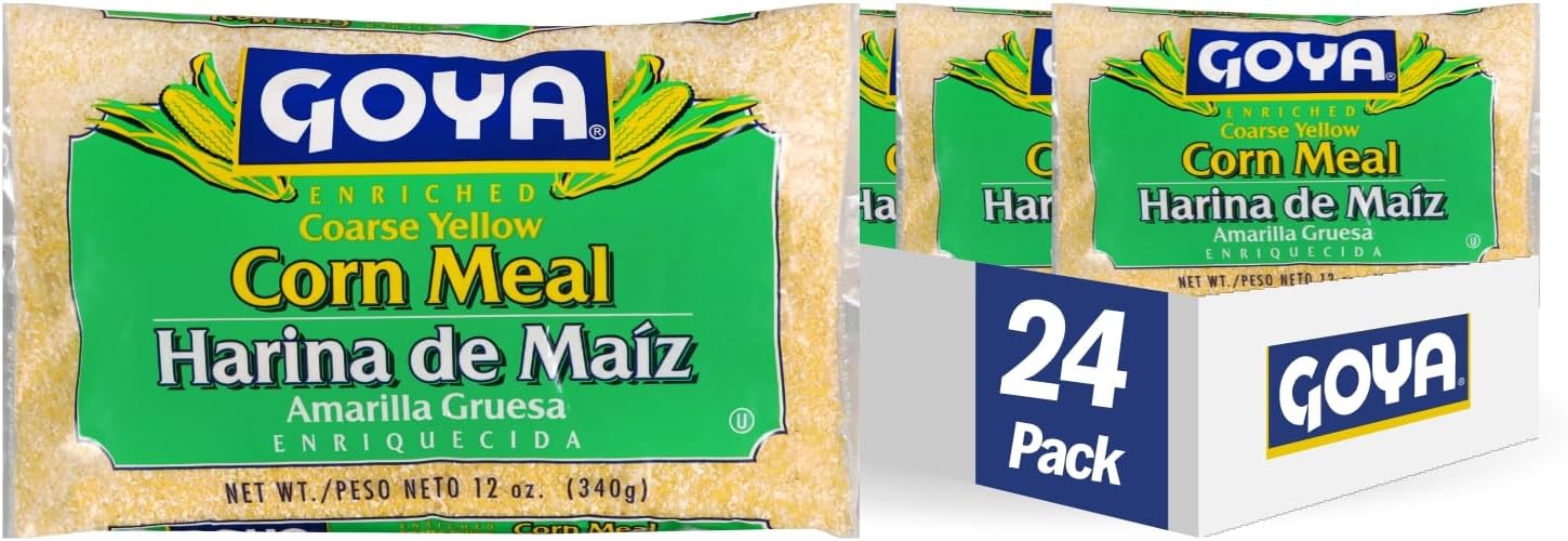 Goya Foods Coarse Yellow Corn Meal, 12 Ounce (Pack of 24)