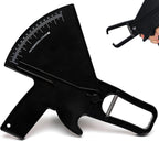 Body Fat Caliper for Accurately Measuring BMI Skin Fold Fitness and Weight Loss(Black)