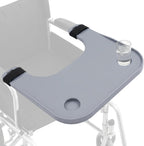 Wheelchair Tray Table for Seniors & Adults,Removable Lap Desk with Cup Holder for Eating & Reading,Lightweight & Easy-to-Install Wheelchair Accessory,Fits Most 16–20 Inch Wheelchairs
