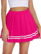 Avidlove Womens Pleated Skirt School Uniform Skirt Mini Skirt Pleated Cheer Skirt