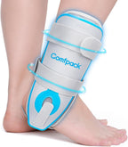 Comfpack Ankle Stabilizer Brace for Sprain, Adjustable Stirrup Ankle Support Splint for Ligament Injury, Tendonitis, Fracture, Ankle Brace for Women and Men, One Size, Gray
