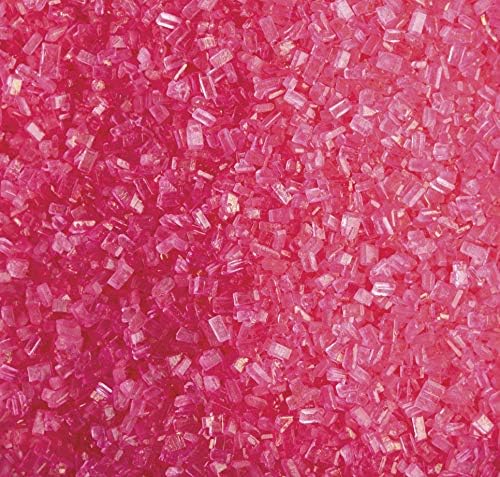Wilton Pink Sparkling Sugar, Shimmering Sprinkles for Decorating Cakes, Cupcakes, Cookies & Desserts, Edible Pink Sugar Crystals for Baking, 5.2 oz.