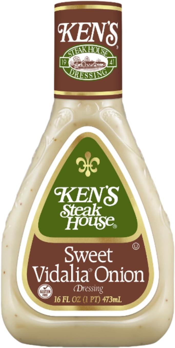 KENS SALAD DRESSING STEAK HOUSE SWEET VIDALIA ONION16 OZ