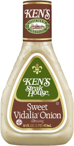 KENS SALAD DRESSING STEAK HOUSE SWEET VIDALIA ONION16 OZ