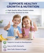 Nutrisite Whey Protein Isolate Powder 90% – Unflavored Protein Powder for Kids and Adults, Zero Carb, Gluten and Sucrose Free, Easy to Mix Daily Nutrition, 9.7 oz