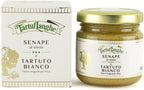 TartufLanghe Honey Mustard with White Alba Truffle – Gourmet Italian Truffle Mustard Condiment with Wildflower Honey, Perfect for Meats, Sauces, Vegetables, and Charcuterie Spreads - 3.53 oz