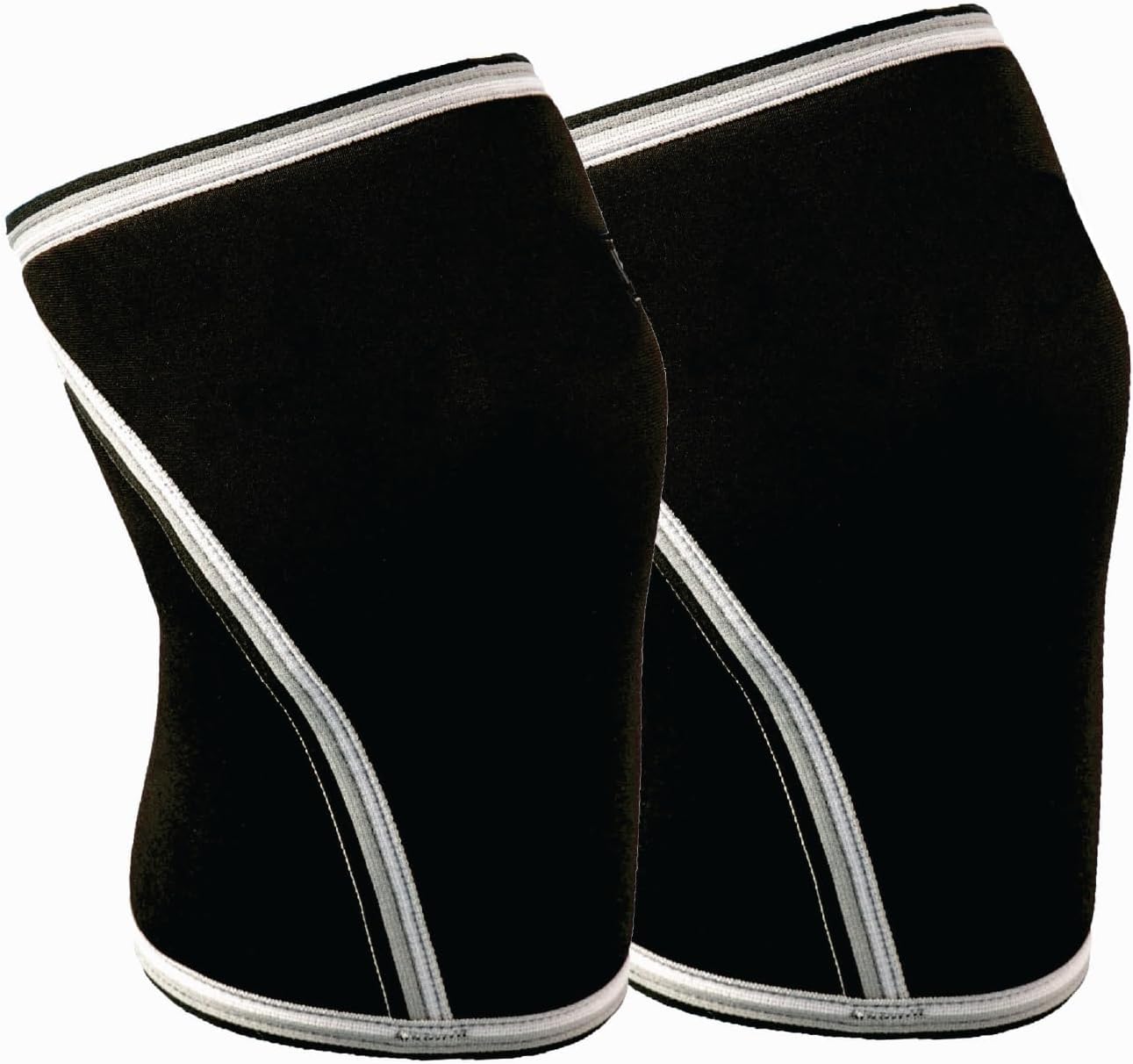 Knee Sleeve 7mm Neoprene Thick Compression Knee Brace Support for Weightlifting, Powerlifting, Squatting & Fitness Training for Women and Men Black (MEDIUM)
