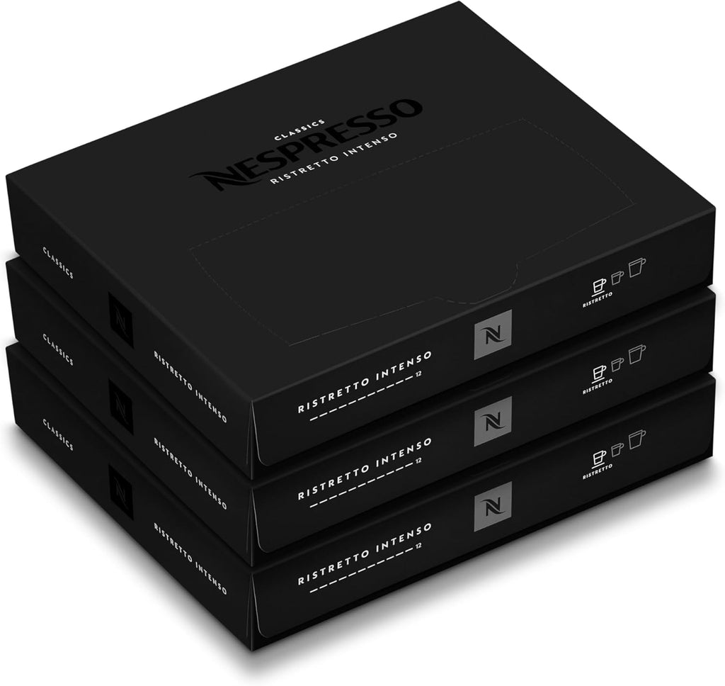 Nespresso Professional Coffee Capsules, Ristretto Intenso Coffee Bundle, 150-Count Capsules
