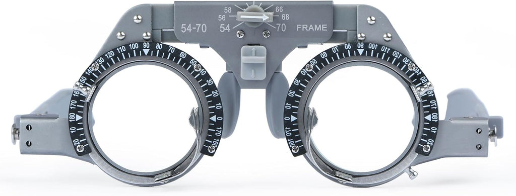 Optical Adjustable Trial Lens Frame - Titanium Material, Super Lightweight Full Function Optometry Frame (PD: 54-70mm) - Suitable for Optometrists