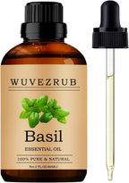 Basil Essential Oils 60ML, Pure Basil Essential Oil for Aromatherapy Diffuser - 2 Fl Oz