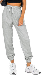 ATHMILE Sweatpants Women Fall Fashion 2026 Baggy Joggers Workout Lounge Lightweight Comfy High Waisted Athletic Sweat Pants