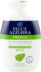 Felce Azzurra - Detergente Intimo Fresco - pH 4.5 Freschezza Naturale - 250ml (8.4 Fl Oz) 1 unit - Made in Italy [italian import]