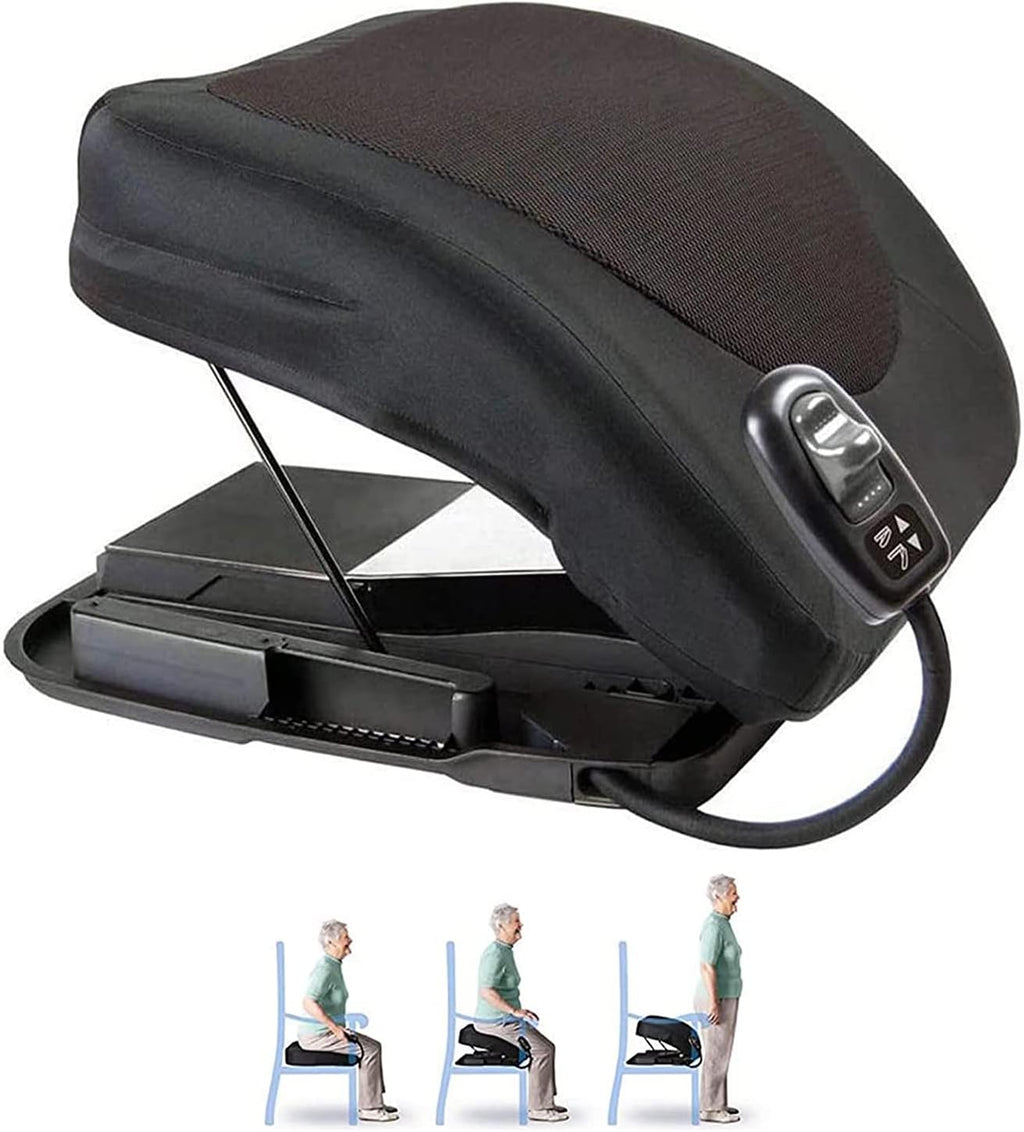 Electric Uplift Seat Assist Cushion, Portable Lifting Cushion Mobility Aid, Seat Boost Rise Assistive for Elderly, Support Up to 300 Lbs