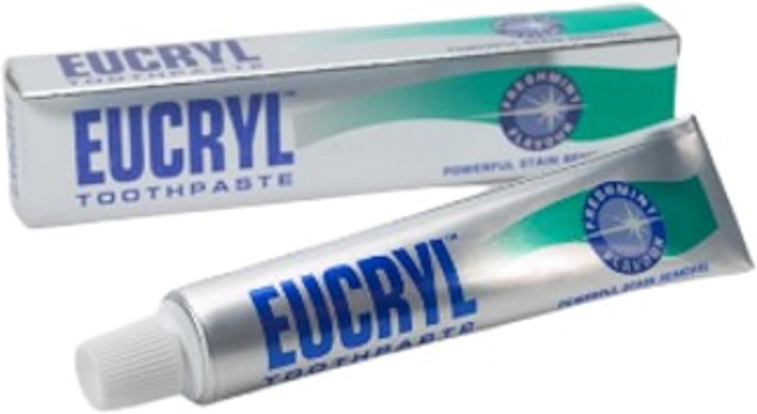 Eucryl smokers toothpaste freshmint 50ml powerful stain removal - Pack of 2