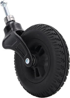 7 Inch Solid Front Caster Tires, Universal Wheel Replacement Parts for Wheelchairs, Anti Slip Walker Casters Rollers Wheels, Wheel Accessories