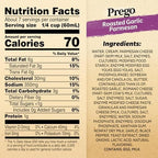 Prego Alfredo Pasta Sauce with Roasted Garlic and Parmesan Cheese, 14.5 oz Jar (Pack of 4)
