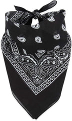 RIAH FASHION Fabric Face Cover Multi-Purpose Cotton Unisex Bandana - Mouth Shield Scarf Handkerchief, Headwear Balaclava Wrap