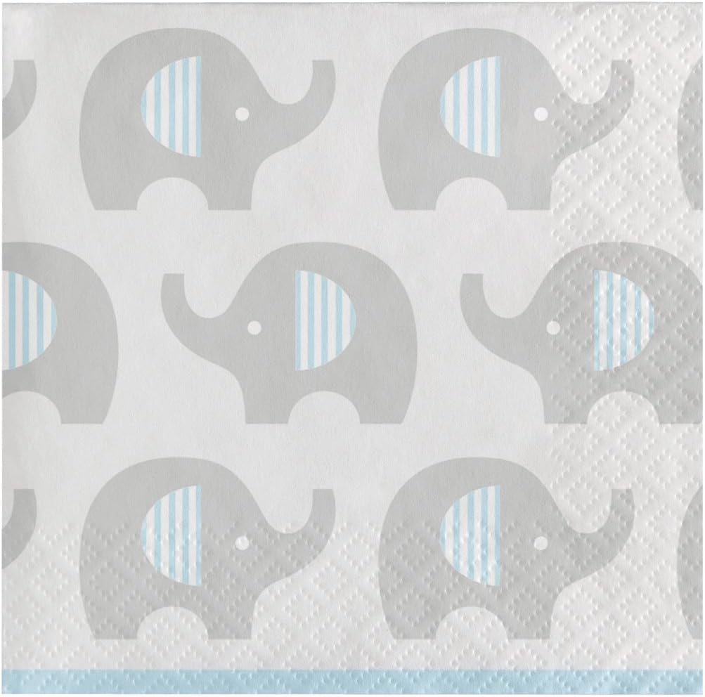 Creative Converting Little Peanut Boy Party Cute Elephant Napkins
